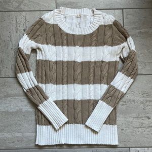 J Crew Factory cable kit sweater